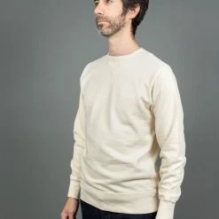 Samurai Jeans SWS-SC01 Japanese Cotton Sweatshirt Natural 27 Samurai Jeans SWS-SC01 Japanese Cotton Sweatshirt Natural