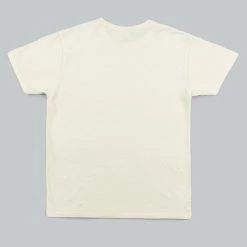 NEW ARRIVALS Samurai Jeans SJST22-RIM Loopwheel Ripened Cotton Solid Tee Ivory