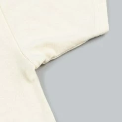 NEW ARRIVALS Samurai Jeans SJST22-RIM Loopwheel Ripened Cotton Solid Tee Ivory