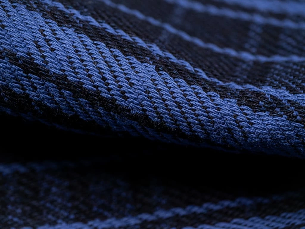 Samurai Jeans SIN21-01-OVS Rope Dyed Indigo Heavy Flannel Shirt Purple 25 Samurai Jeans SIN21-01-OVS Rope Dyed Indigo Heavy Flannel Shirt Purple