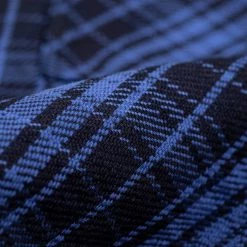 Samurai Jeans SIN21-01-OVS Rope Dyed Indigo Heavy Flannel Shirt Purple 64 Samurai Jeans SIN21-01-OVS Rope Dyed Indigo Heavy Flannel Shirt Purple