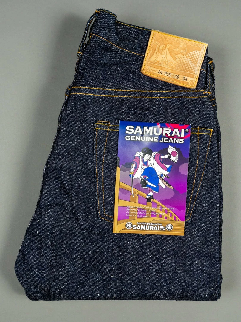 Samurai Jeans S0255XX "Ushiwaka" Model 15oz Slim Tapered Jeans 12 Samurai Jeans S0255XX "Ushiwaka" Model 15oz Slim Tapered Jeans