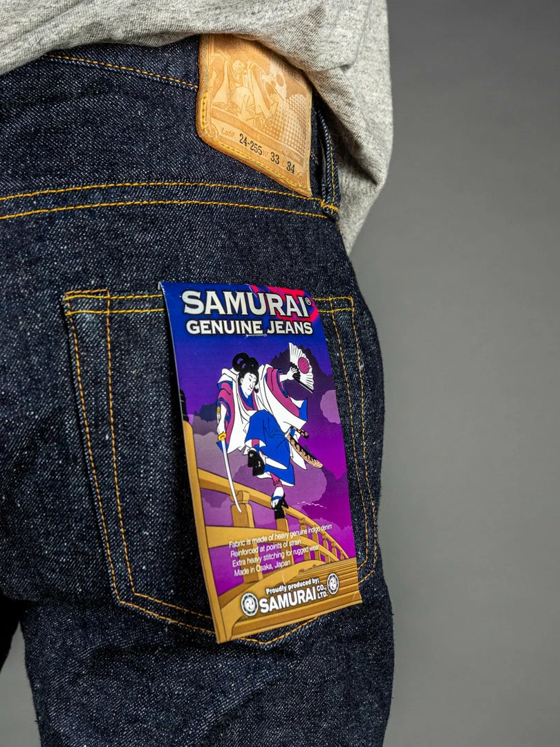 Samurai Jeans S0255XX "Ushiwaka" Model 15oz Slim Tapered Jeans 10 Samurai Jeans S0255XX "Ushiwaka" Model 15oz Slim Tapered Jeans