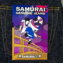 Samurai Jeans S0255XX "Ushiwaka" Model 15oz Slim Tapered Jeans 48 Samurai Jeans S0255XX