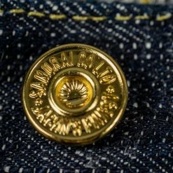 Samurai Jeans S140SXJ-GRK "Shinsengumi Goryokaku" 18oz Relax Tapered Jeans 48 Samurai Jeans S140SXJ-GRK