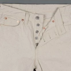 Samurai Jeans S710SC-KI Japanese Cotton Ecru 18oz Slim Straight Jeans