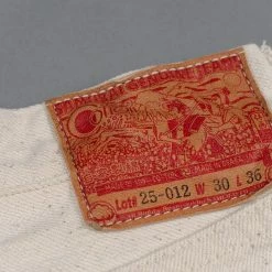 Samurai Jeans S710SC-KI Japanese Cotton Ecru 18oz Slim Straight Jeans