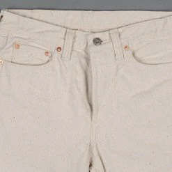 Samurai Jeans S710SC-KI Japanese Cotton Ecru 18oz Slim Straight Jeans