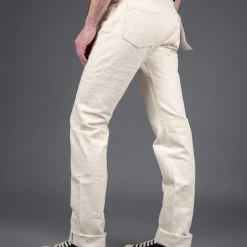 Samurai Jeans S710SC-KI Japanese Cotton Ecru 18oz Slim Straight Jeans