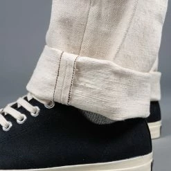 Samurai Jeans S710SC-KI Japanese Cotton Ecru 18oz Slim Straight Jeans