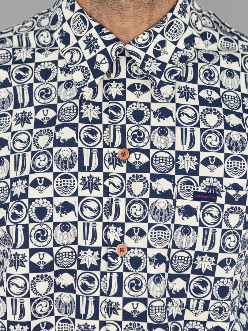 Samurai Jeans SSA22-UW Ushiwaka Kamon Shirt NEW ARRIVALS 8 Samurai Jeans SSA22-UW Ushiwaka Kamon Shirt NEW ARRIVALS