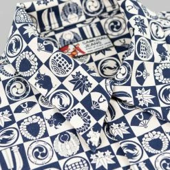 Samurai Jeans SSA22-UW Ushiwaka Kamon Shirt NEW ARRIVALS 36 Samurai Jeans SSA22-UW Ushiwaka Kamon Shirt NEW ARRIVALS