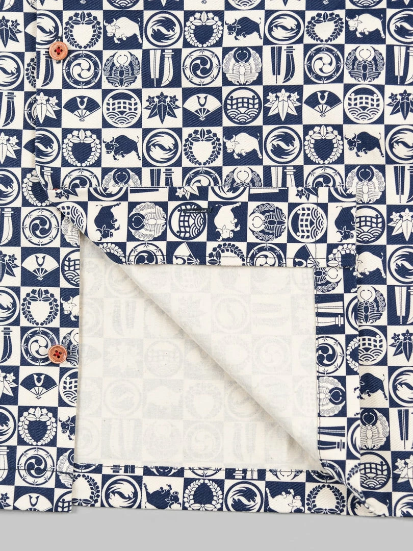 Samurai Jeans SSA22-UW Ushiwaka Kamon Shirt NEW ARRIVALS 19 Samurai Jeans SSA22-UW Ushiwaka Kamon Shirt NEW ARRIVALS