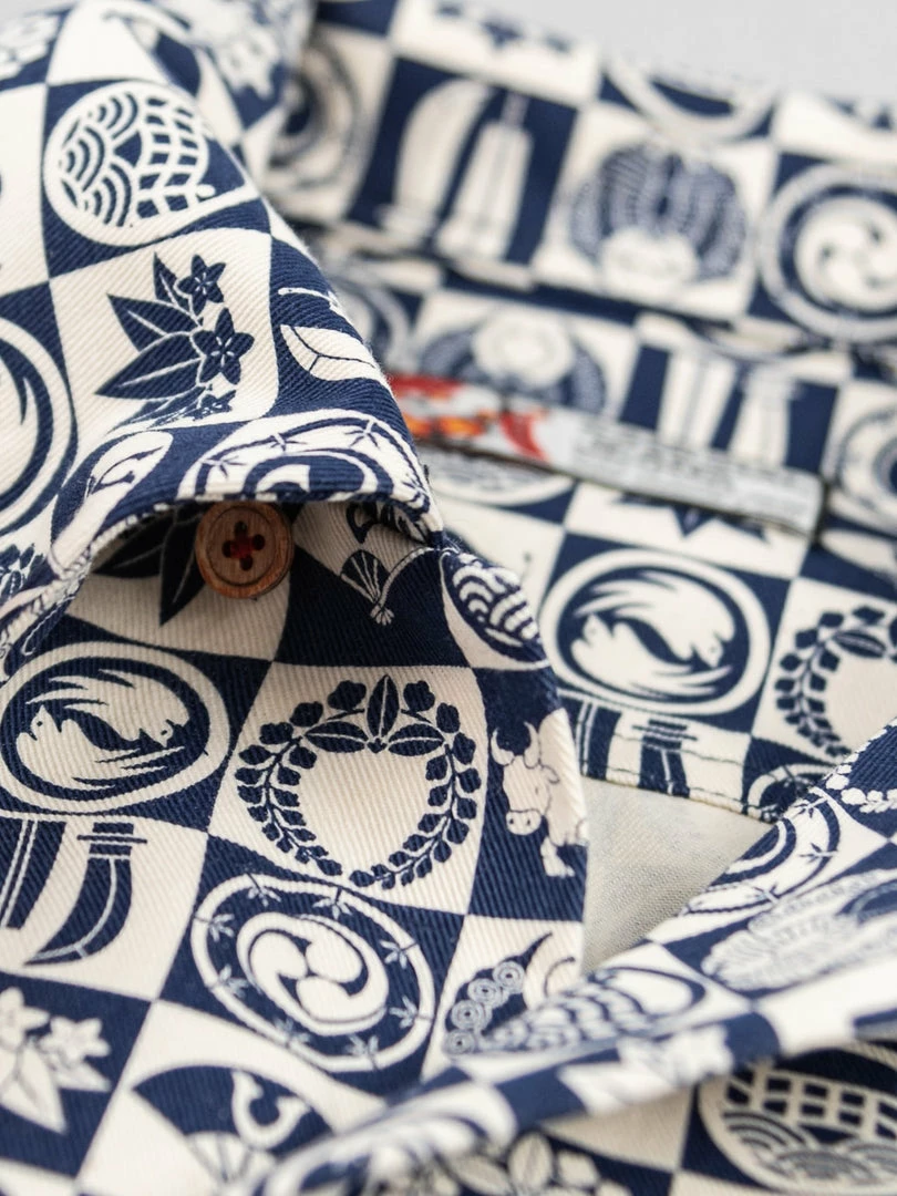 Samurai Jeans SSA22-UW Ushiwaka Kamon Shirt NEW ARRIVALS 15 Samurai Jeans SSA22-UW Ushiwaka Kamon Shirt NEW ARRIVALS