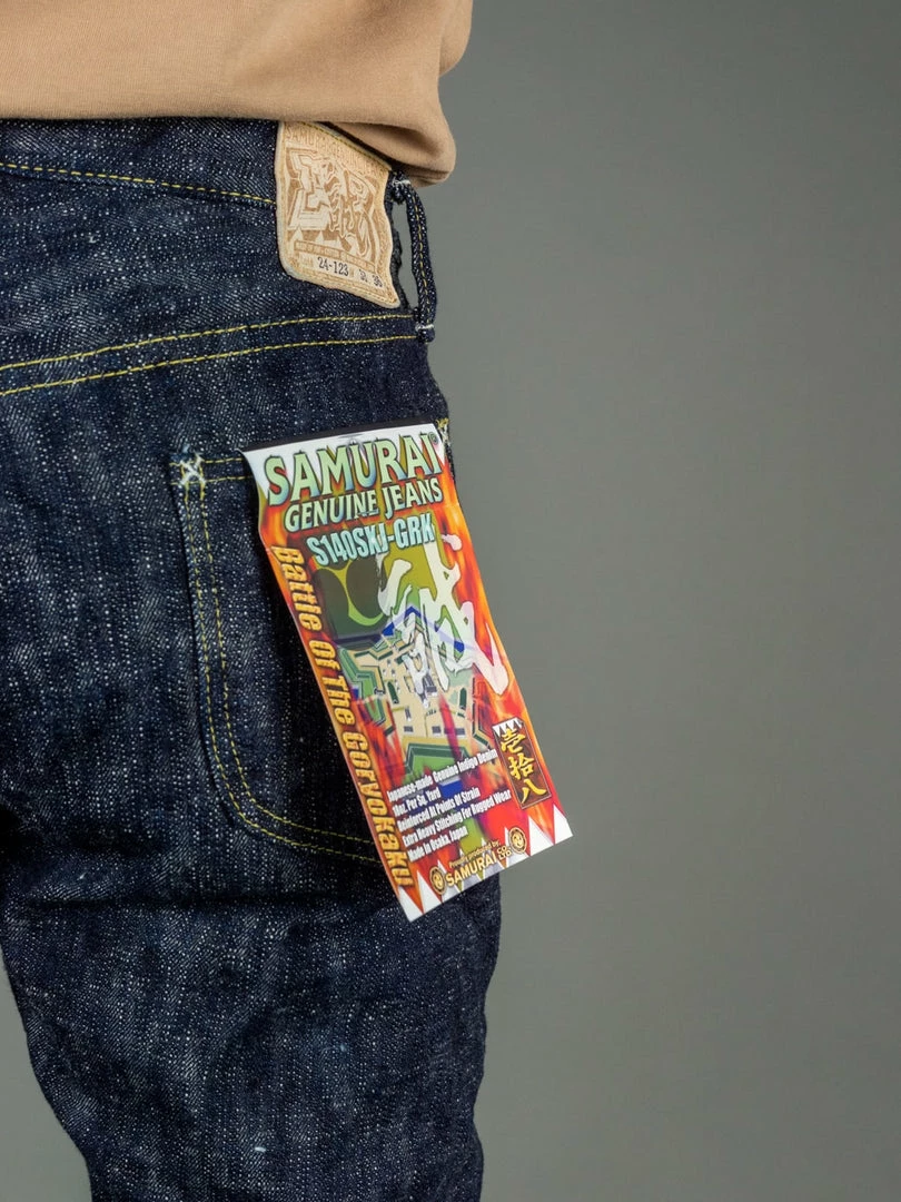 Samurai Jeans S140SXJ-GRK "Shinsengumi Goryokaku" 18oz Relax Tapered Jeans 10 Samurai Jeans S140SXJ-GRK "Shinsengumi Goryokaku" 18oz Relax Tapered Jeans