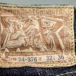 Samurai Jeans S140SXJ-GRK "Shinsengumi Goryokaku" 18oz Relax Tapered Jeans 52 Samurai Jeans S140SXJ-GRK
