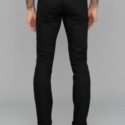 Stevenson Overall Co. Big Sur 210 12oz Slim Tapered Jeans Solid Black