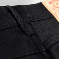 Stevenson Overall Co. Big Sur 210 12oz Slim Tapered Jeans Solid Black