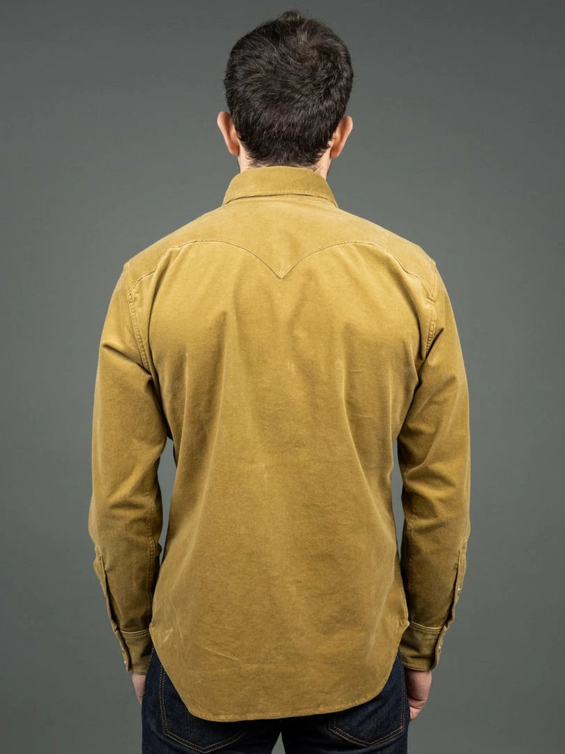 Stevenson Overall Co. Cody Shirt Beige Corduroy 4 Stevenson Overall Co. Cody Shirt Beige Corduroy