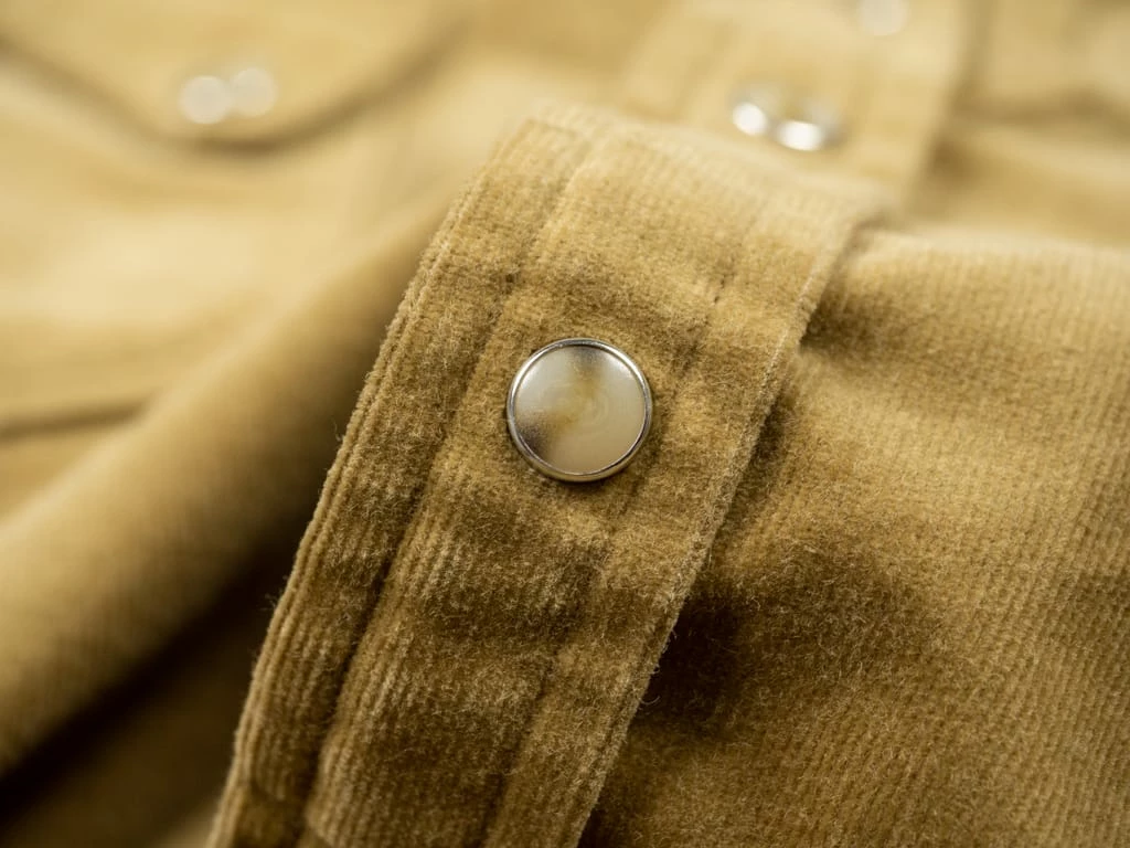 Stevenson Overall Co. Cody Shirt Beige Corduroy 28 Stevenson Overall Co. Cody Shirt Beige Corduroy