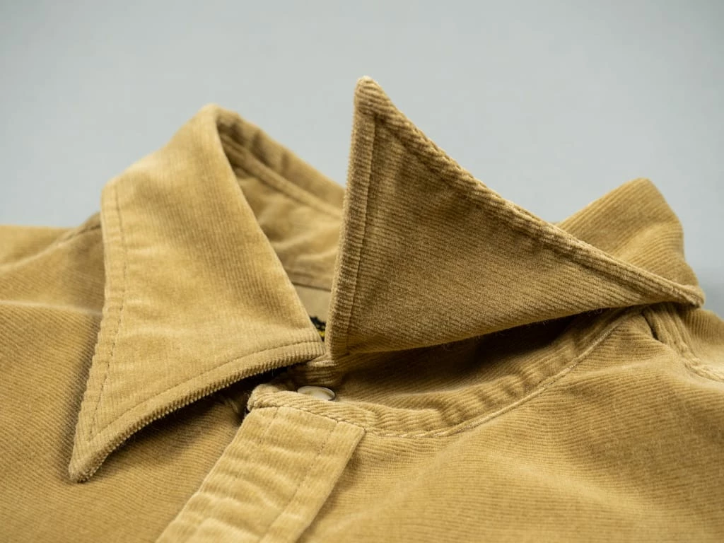 Stevenson Overall Co. Cody Shirt Beige Corduroy 30 Stevenson Overall Co. Cody Shirt Beige Corduroy