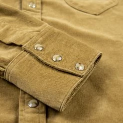 Stevenson Overall Co. Cody Shirt Beige Corduroy 46 Stevenson Overall Co. Cody Shirt Beige Corduroy