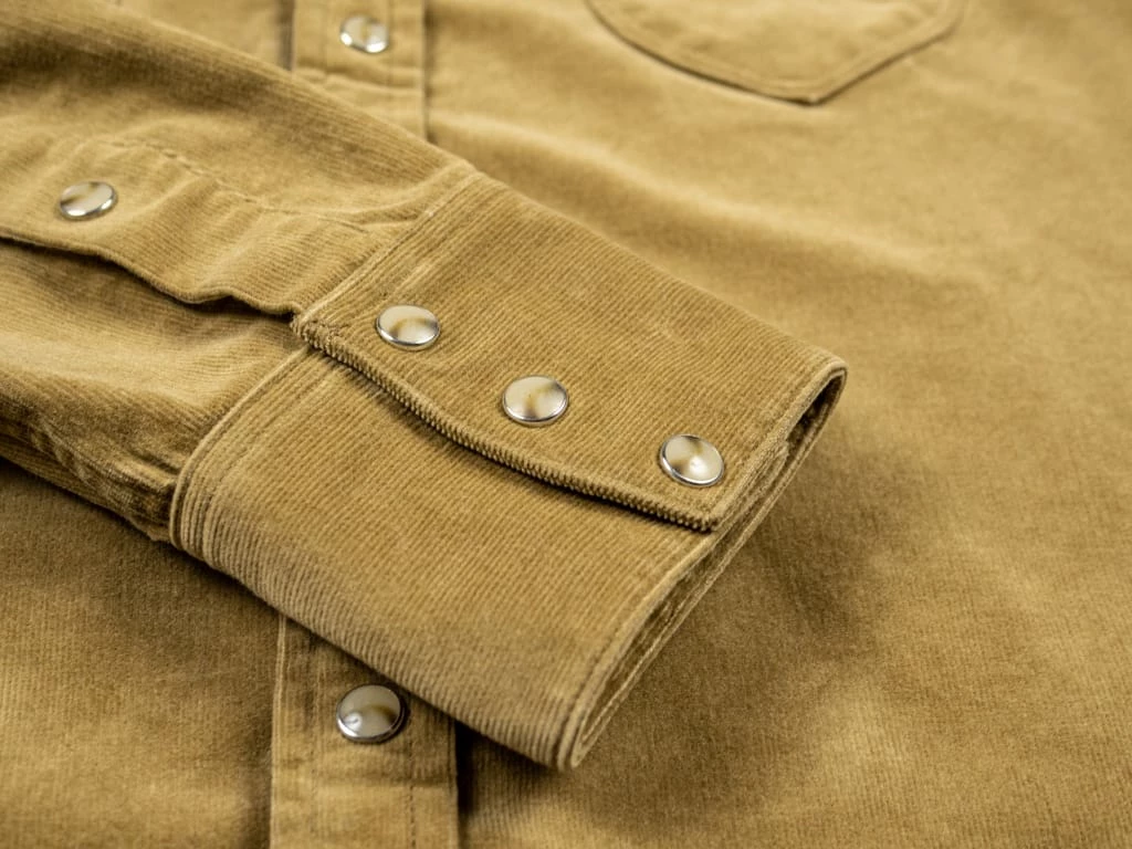 Stevenson Overall Co. Cody Shirt Beige Corduroy 17 Stevenson Overall Co. Cody Shirt Beige Corduroy