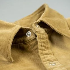 Stevenson Overall Co. Cody Shirt Beige Corduroy 50 Stevenson Overall Co. Cody Shirt Beige Corduroy