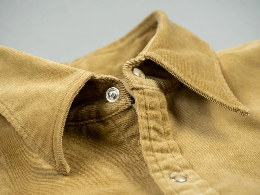 Stevenson Overall Co. Cody Shirt Beige Corduroy 21 Stevenson Overall Co. Cody Shirt Beige Corduroy