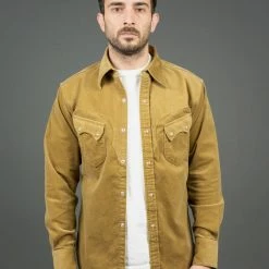 Stevenson Overall Co. Cody Shirt Beige Corduroy 35 Stevenson Overall Co. Cody Shirt Beige Corduroy