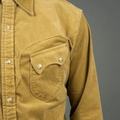 Stevenson Overall Co. Cody Shirt Beige Corduroy 37 Stevenson Overall Co. Cody Shirt Beige Corduroy