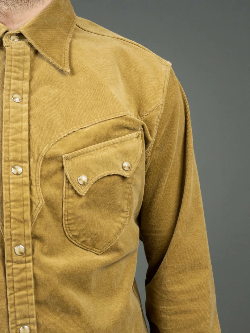 Stevenson Overall Co. Cody Shirt Beige Corduroy 8 Stevenson Overall Co. Cody Shirt Beige Corduroy