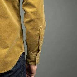 Stevenson Overall Co. Cody Shirt Beige Corduroy 38 Stevenson Overall Co. Cody Shirt Beige Corduroy