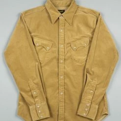 Stevenson Overall Co. Cody Shirt Beige Corduroy 40 Stevenson Overall Co. Cody Shirt Beige Corduroy