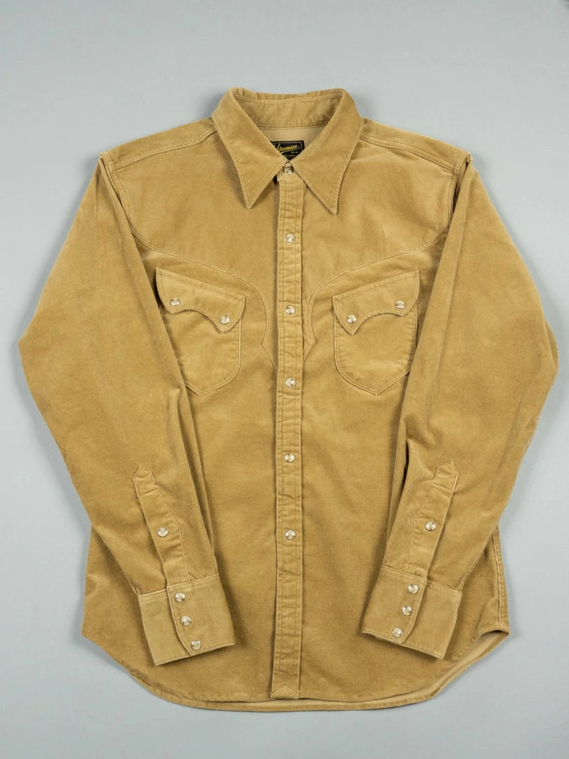 Stevenson Overall Co. Cody Shirt Beige Corduroy 11 Stevenson Overall Co. Cody Shirt Beige Corduroy