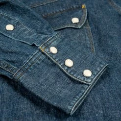 Stevenson Overall Co. Cody Shirt Faded Indigo