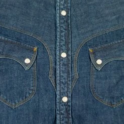 Stevenson Overall Co. Cody Shirt Faded Indigo