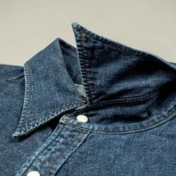 Stevenson Overall Co. Cody Shirt Faded Indigo