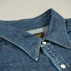 Stevenson Overall Co. Cody Shirt Faded Indigo