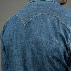 Stevenson Overall Co. Cody Shirt Faded Indigo