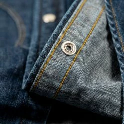 Stevenson Overall Co. Cody Shirt Faded Indigo