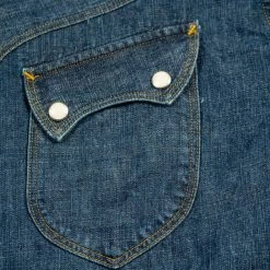 Stevenson Overall Co. Cody Shirt Faded Indigo