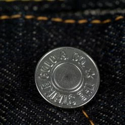 The Strike Gold 5105 15oz Slub Grey Weft Slim Straight Jeans