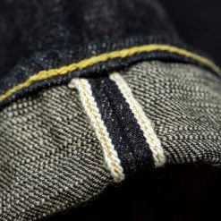 The Strike Gold 5105 15oz Slub Grey Weft Slim Straight Jeans