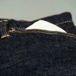 The Strike Gold 5105 15oz Slub Grey Weft Slim Straight Jeans