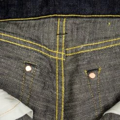 The Strike Gold 5105 15oz Slub Grey Weft Slim Straight Jeans