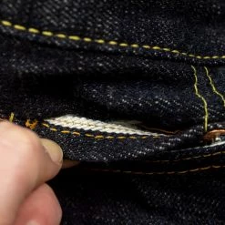 The Strike Gold 5105 15oz Slub Grey Weft Slim Straight Jeans