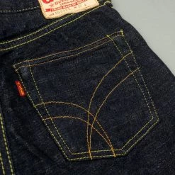 The Strike Gold 5105 15oz Slub Grey Weft Slim Straight Jeans