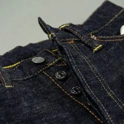 The Strike Gold 5105 15oz Slub Grey Weft Slim Straight Jeans