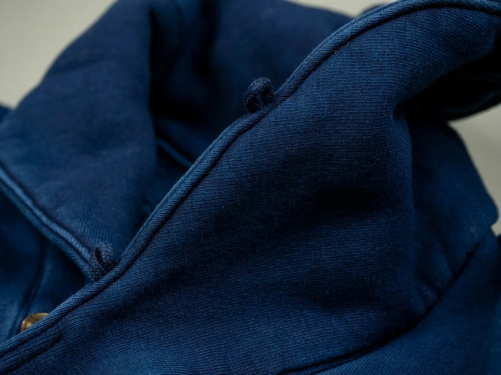 The Strike Gold Indigo Loopwheeled Shawl Collar Cardigan 29 The Strike Gold Indigo Loopwheeled Shawl Collar Cardigan